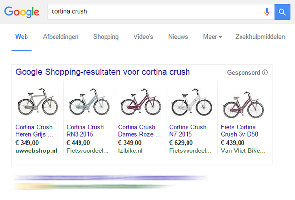 google shopping crossretail