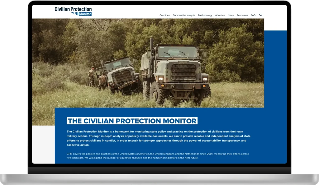 Civilian Protection Monitor website