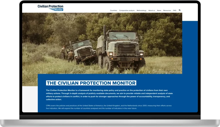 Civilian Protection Monitor website