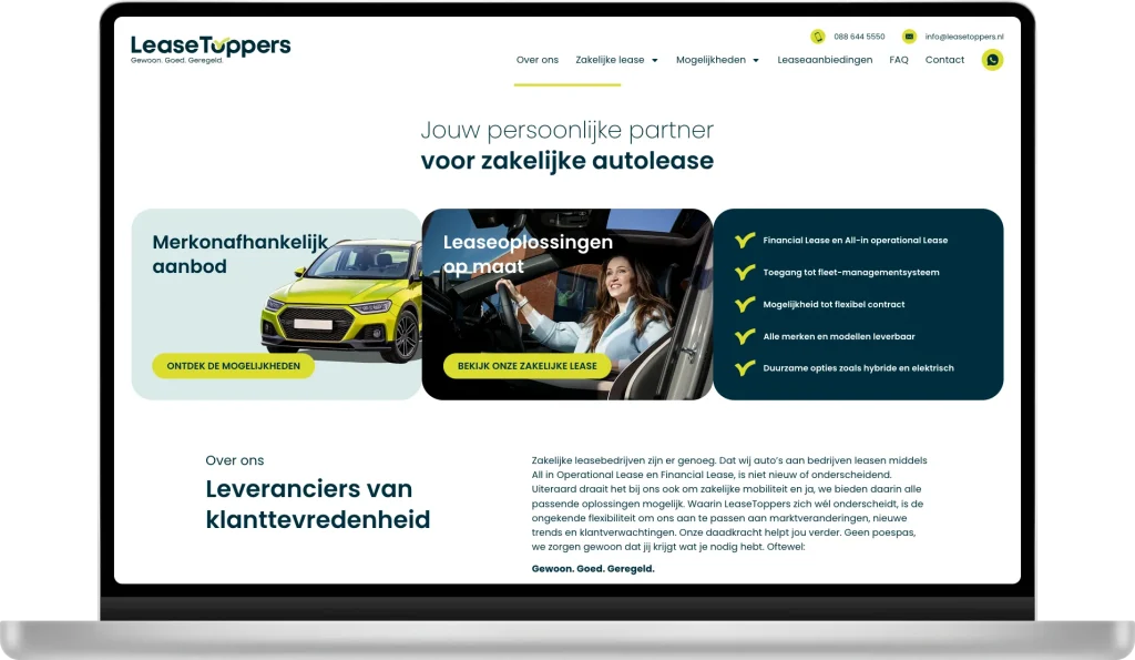 LeaseToppers website