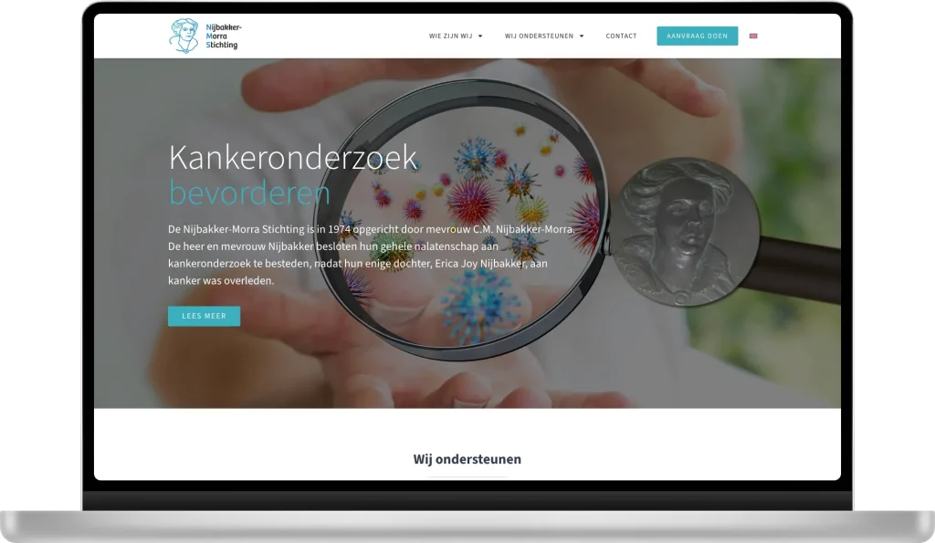 Nijbakker-Morra Stichting website