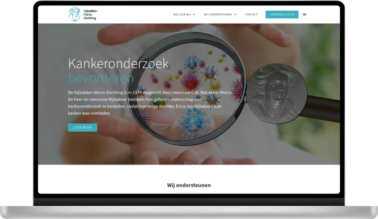 Nijbakker-Morra Stichting website
