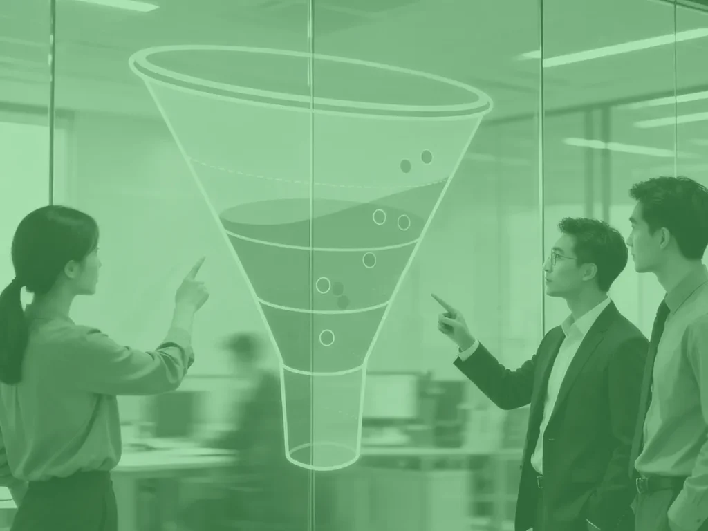 Analyse van conversiefunnel – oorzaken ontdekken waarom webshops hun omzet niet verhogen.
