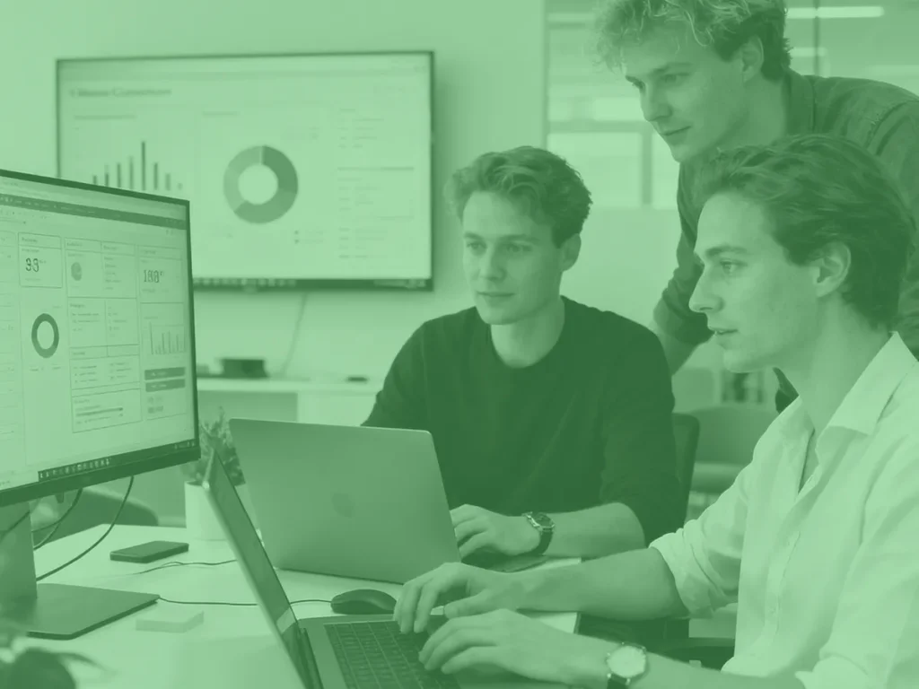 Team onderzoekt oorzaken van lage conversie om meer omzet uit website te halen.