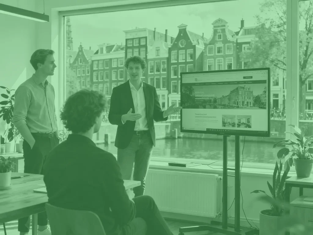 Digital agency presenteert vernieuwde strategie om meer omzet via website te genereren.