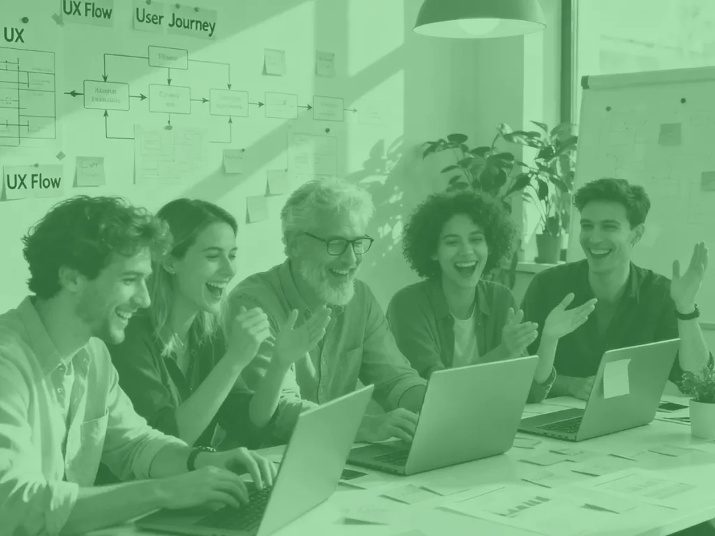 Digital agency team optimaliseert website voor betere leads generation.